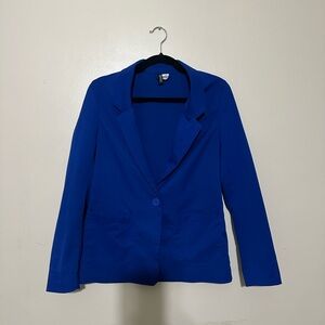 Divided H&M Women's Royal Blue Single-Button Blazer Size 6